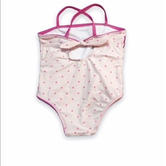 𝅺KOALA Kids Pink Apple Polka Dot Swimsuit 18 mo‎ - Picture 2 of 2
